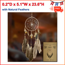 Dream Catchers Handmade Feather Native Home Wall Decoration with Natural Feather