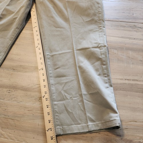 Lee Big & Tall Extreme Motion Khaki Pants Regular Straight 48x28 NWT NEW - Picture 15 of 15
