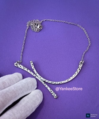 Vintage Style SilverPlated Twig Branch Pendant Necklace- Artisan Abstract. Mint*