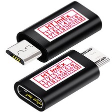 Adapter Konverter Micro USB auf USB-C Buchse für HTC Desire 816, 610, 620, 320