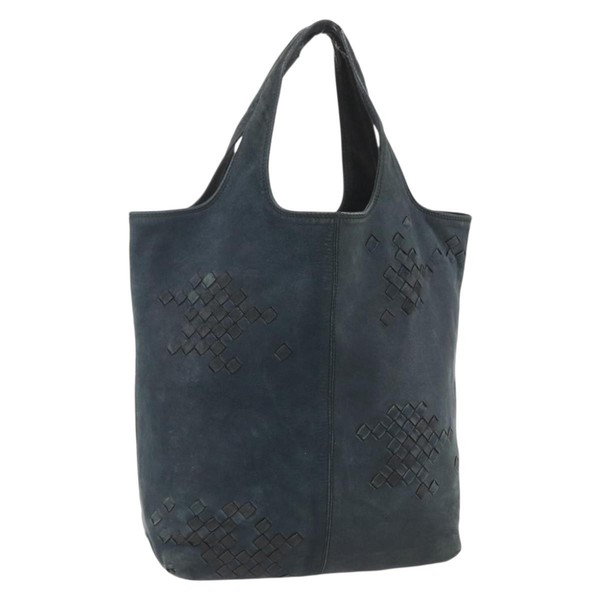 BOTTEGA VENETA INTRECCIATO Hand Bag Leather Black 131673 Auth 151791