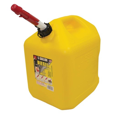 #ad 5 Gallon Diesel Fuel Can FlameShield Safety Vapor Lock Quick Flow CARB 8610 $74.52