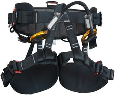 Climbing Harness, Half Body Tree Climbing Harness Men,Thicken Widen Protect Wais