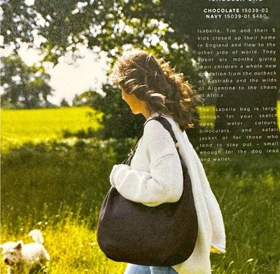 India Hicks Gorgeous Isabella Leather Shoulder Bag