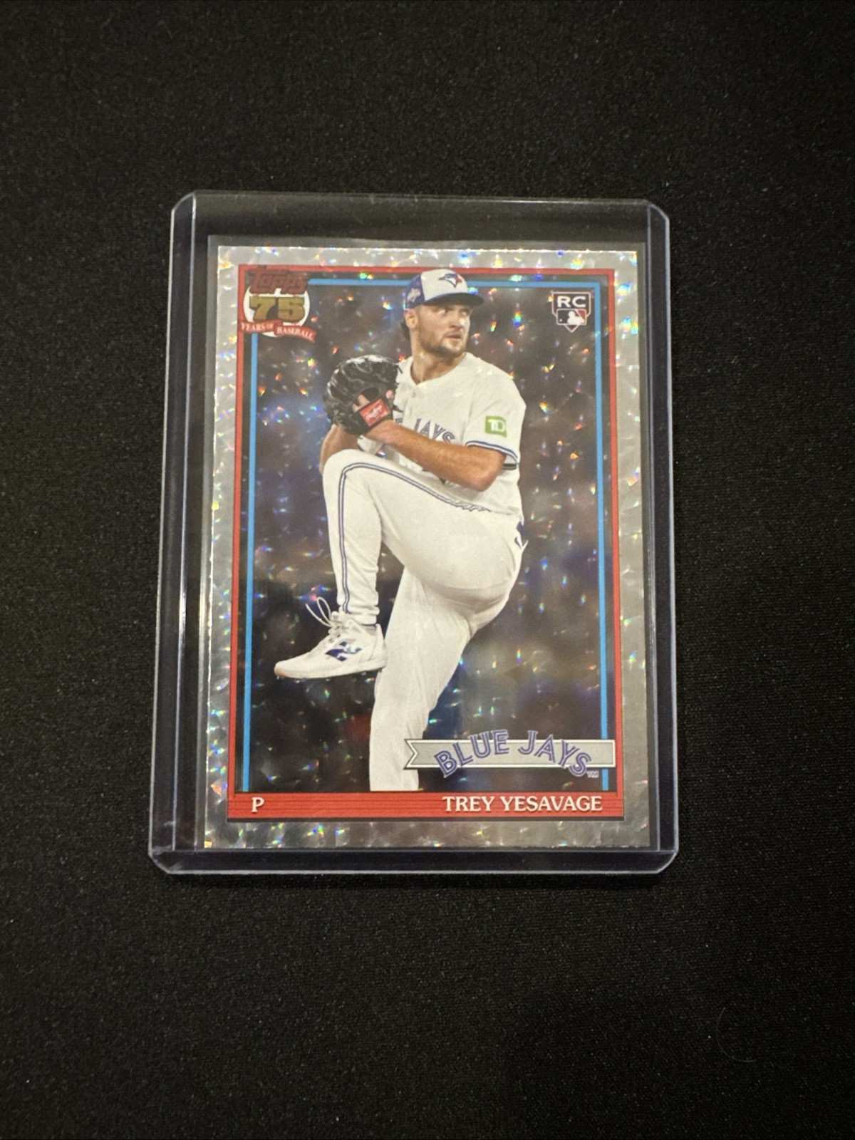 2026 Topps Series 2 Trey Yesavage #91B2-33 Silver Crackle