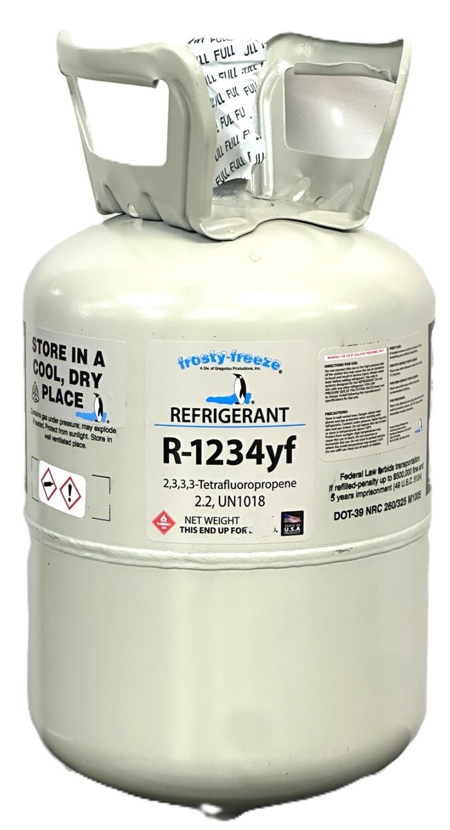 R1234yf, 3 Lbs., Refrigerant Mobile Air Conditioning Systems