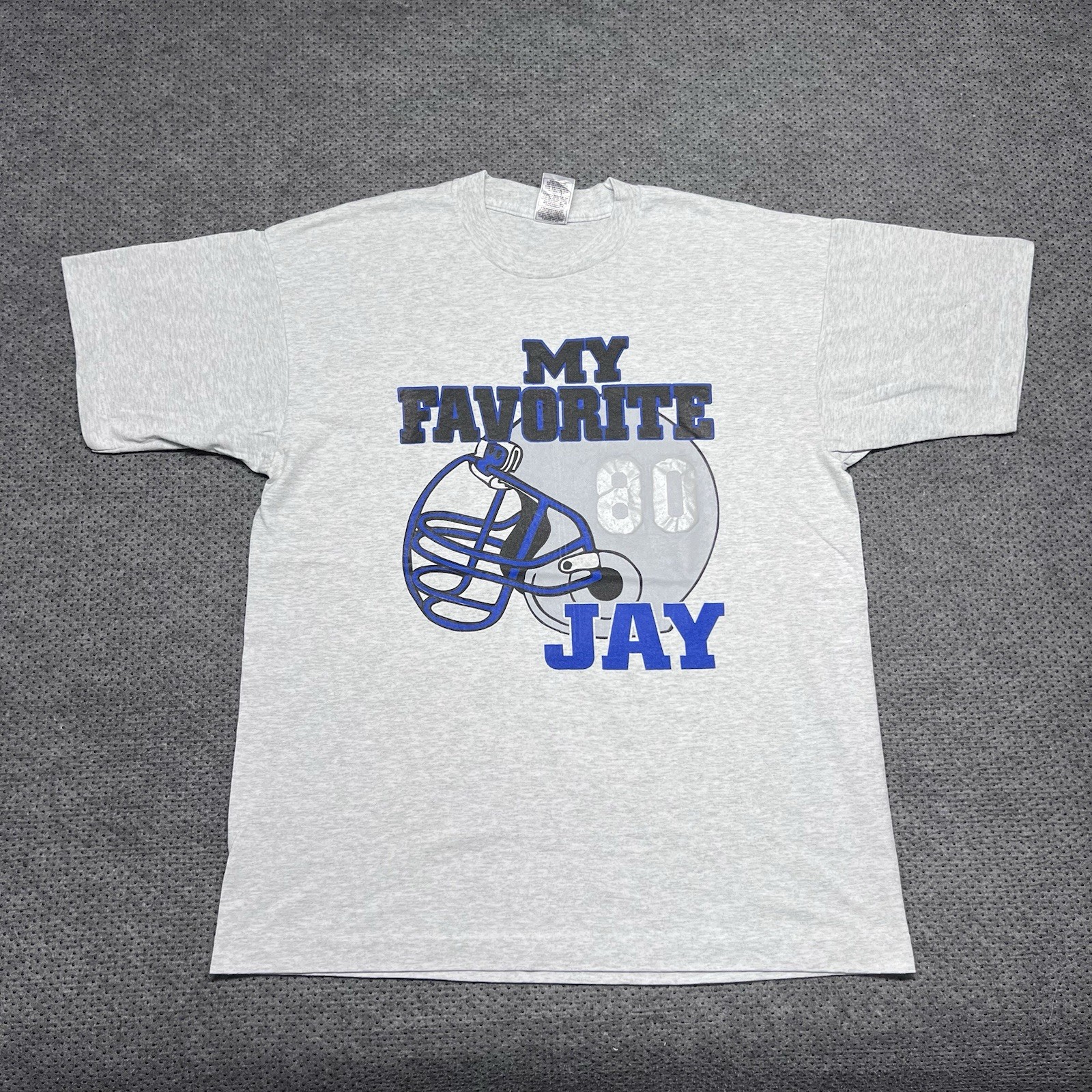 Vintage 90S High School Football Helmet “My Favorite Jay” T-Shirt Xl Rare Mens
