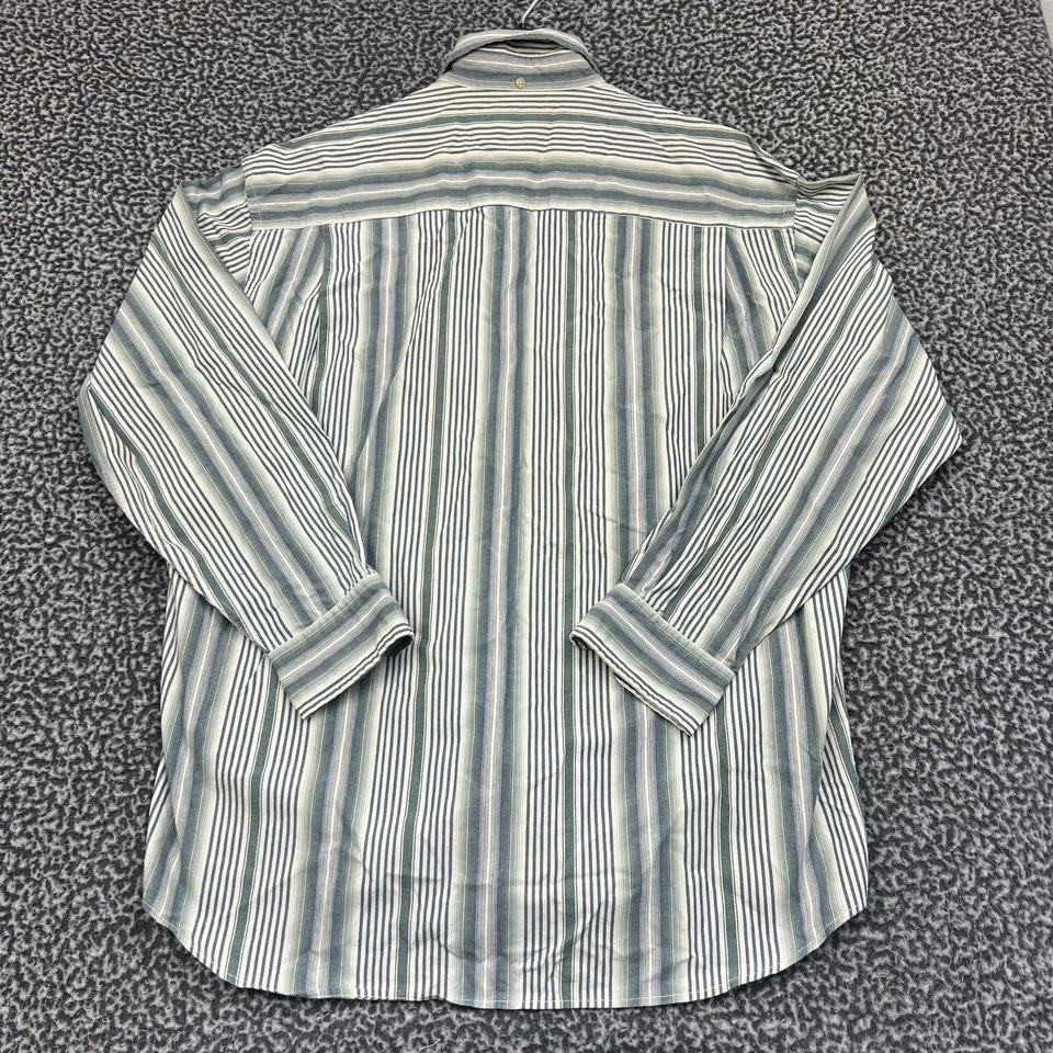 Camisa Dockers De Colección Hombres Mediana Rayas Con Botones Manga Larga Cuello M Foto 2 de 4