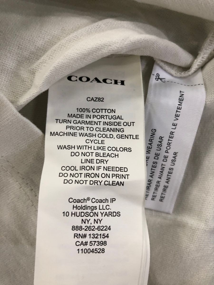 COACH Sketch Print T-Shirt Men's Size XS White Multi CAZ82 | eBay