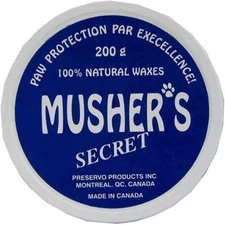 Musher's Secret Pet Paw Protection Wax Moisturizer Invisible Boots Snow (200g.)