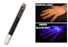 Opticz All Purpose UV Blacklight Reactive Invisible Blue Ink Security Marker