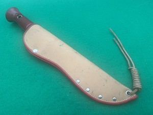 PUMA SEA HUNTER PRE 64 6363 RED HANDLE UNUSED KNIFE WITH SHEATH