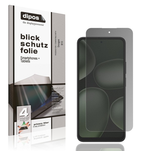 Blickschutzfolie FüR Doogee B10 Matt Schutzfolie Folie Display Schutz dipos-image