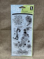 Inkadinkado Clear Stamps - Snowflakes