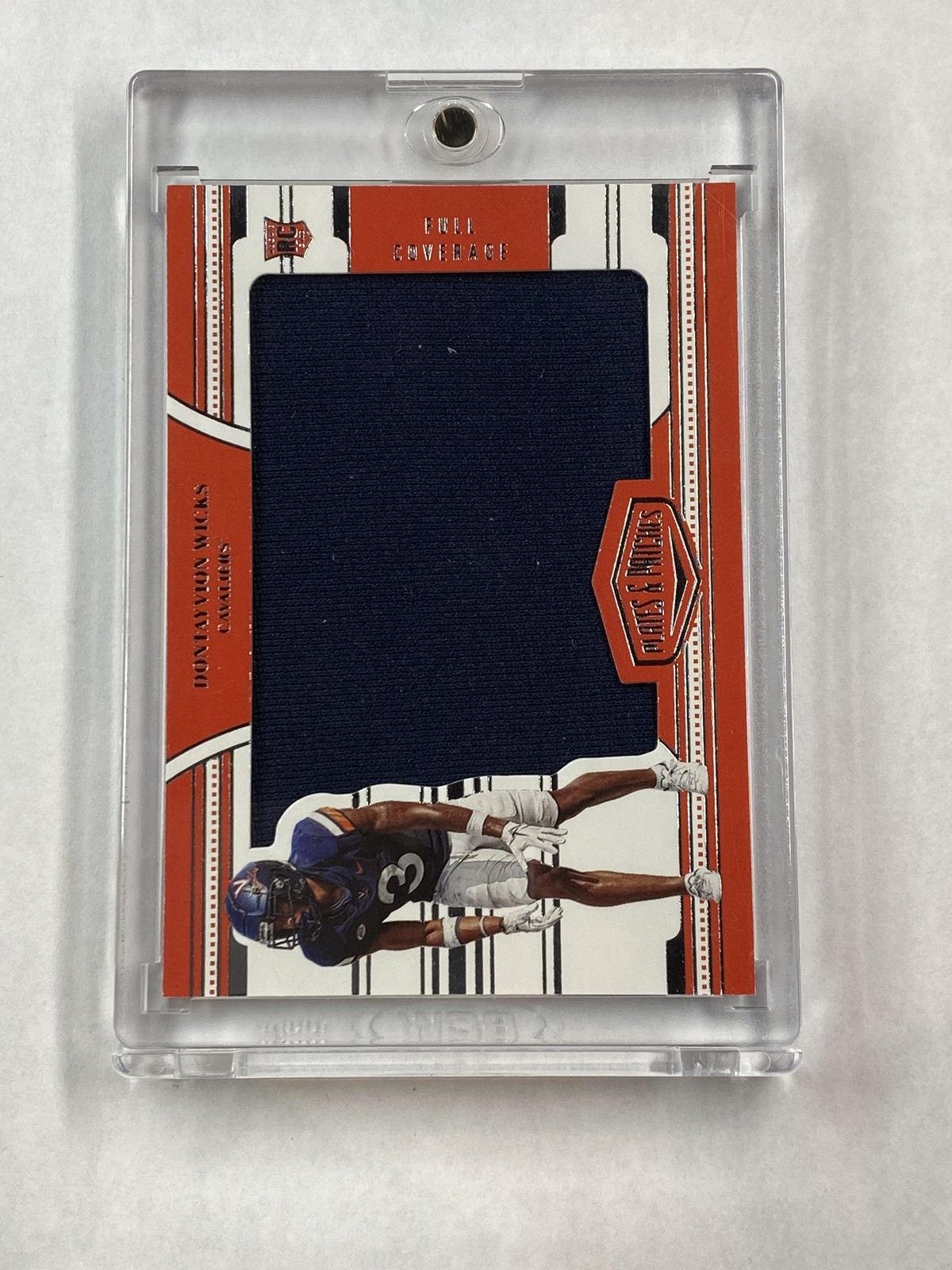 Dontayvion Wicks Panini Chronicles Draft Picks Plates & Patches #PFCDWI Base