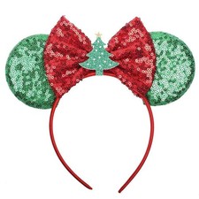 Tree Mouse Ears Headbands Fashion Shiny Bows Birthday Parties Themed Events