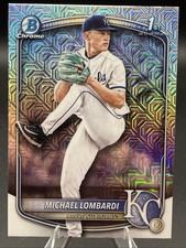 2025 Bowman Draft - Michael Lombardi 1st Mojo Refractor  Royals