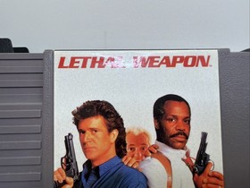 Lethal Weapon Nintendo NES +Dustcover Tested Authentic CLEAN