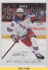 2021-22 Upper Deck Fleer Ultra Silver Foil Mika Zibanejad #192 READ x9t
