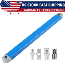 Offset Extension Wrench Set Ratchet Spanner Wrench with 4 Extender Adapter