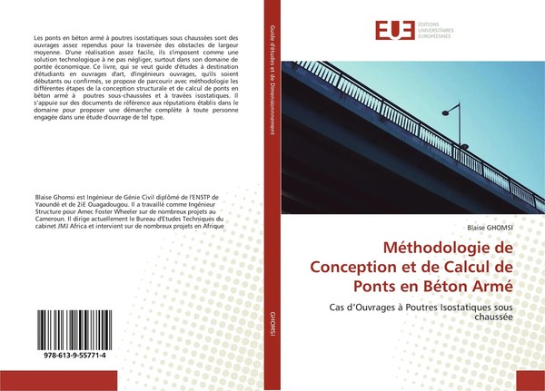 Blaise Ghomsi | MéThodologie De Conception Et De Calcul De Ponts En BéTon Armé-image