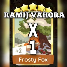 1 x Frosty Fox - Golden sticker - set 17 (⭐⭐⭐⭐⭐) (Golden Blitz - FAST SEND)