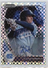 2021 Panini Prizm Draft Picks Power Plaid 8/17 Caleb Roberts #PDP138 Auto 2t9