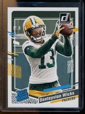 2023 Donruss Dontayvion Wicks Rookie Green Bay Packers #333