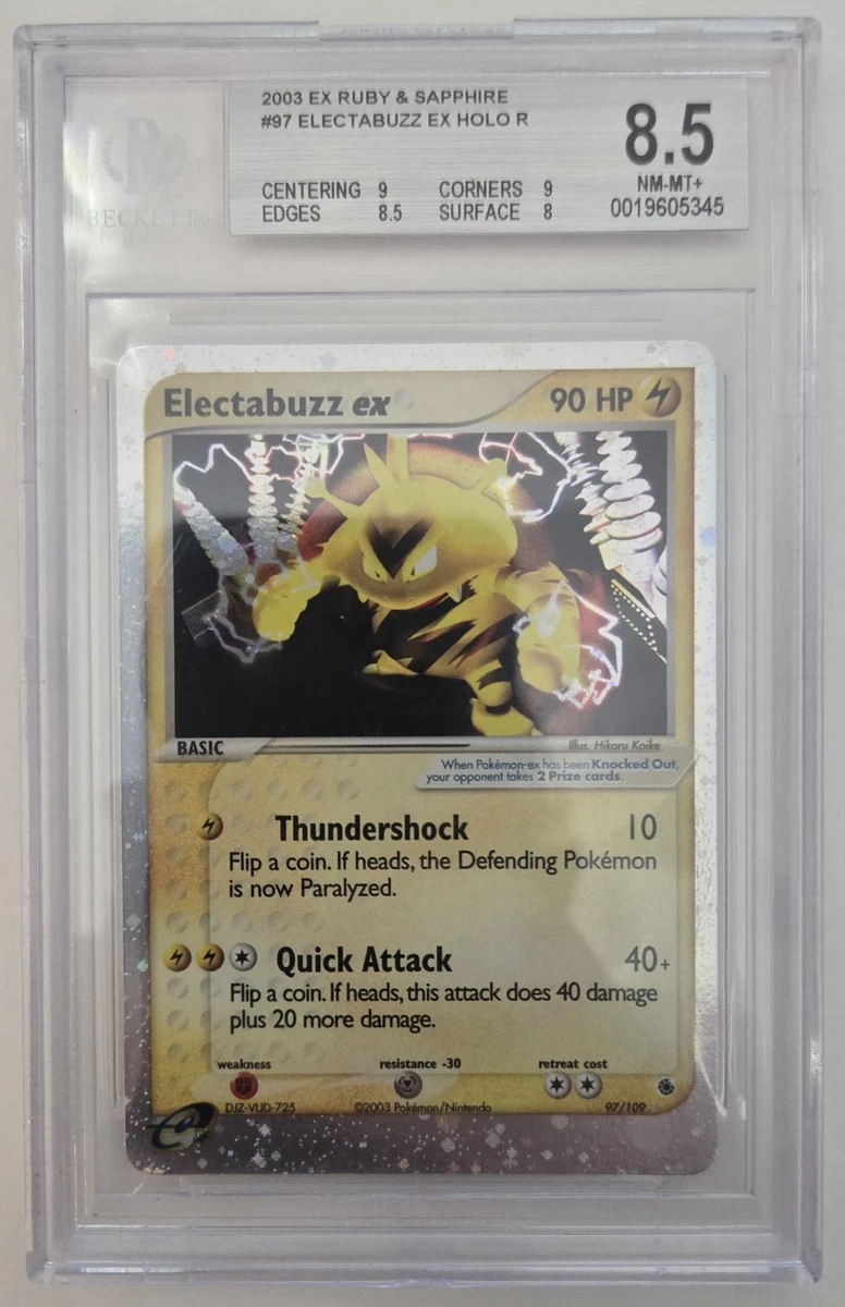 Pokémon TCG Beckett Grading Services (BGS) 8.5 Graded Individual