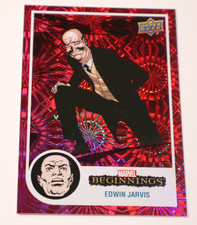 2022 Upper Deck Marvel beginnings Red Supernova: Edwin Jarvis #28