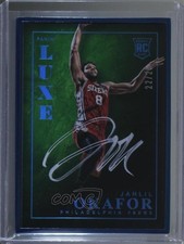 2015-16 Panini Luxe Framed Sapphire 22/25 Jahlil Okafor #LX-JOF Auto 9pp