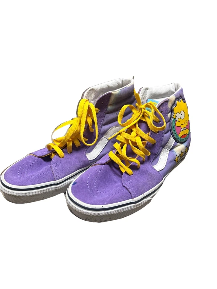 Tenis para mujer VANS Sk8-Hi x los Simpson Lisa for President púrpura talla 9,0 Foto 2 de 4