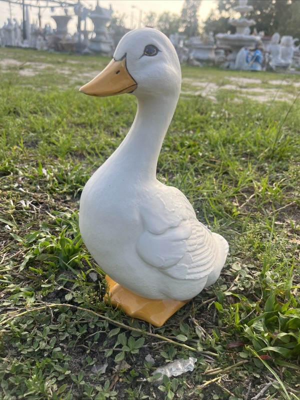 Latex Fiberglass Mold. Make Concrete Or Plaster 11.5 Inches Tall Porch Goose. 