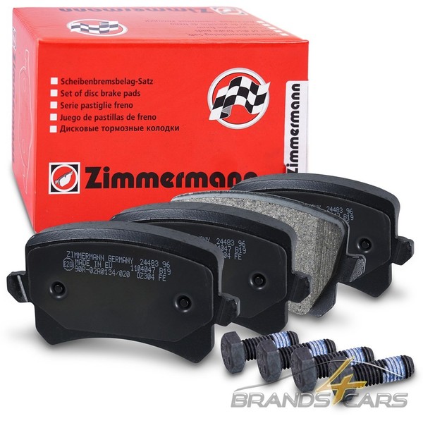 Zimmermann BremsbelÄGe Hinten FÜR Audi A6 C6 Q3 Seat Alhambra VW Passat B6 B7 B8-image