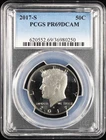 2017-S Kennedy Proof Half Dollar 50c PCGS PR69 Deep Cameo