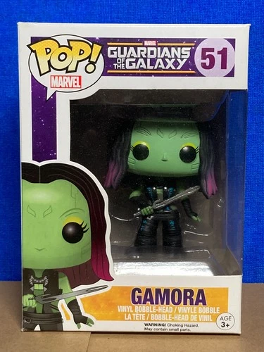 Funko POP Marvel Guardians of the Galaxy 51 Gamora Damaged Box