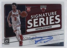 2020-21 Panini Donruss Optic Signature Series Devon Dotson #SS-DDV Auto 16zo