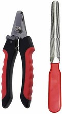 Dog Nail Clippers Trimmer Cat Pet Toenail Claw Cutter Grooming Scissors Blades