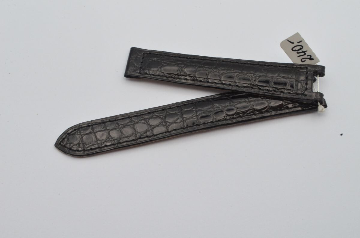 Cartier Pasha Leather Bracelet 20Mm Folding Clasp 18Mm New 20-18 Black New