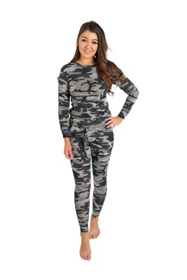 camo two piece set