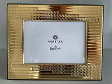 VERSACE Gold PICTURE FRAMES 3.5x5" VHF2 New in Box Rosenthal Bilderrahmen 9x13cm