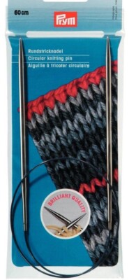 Rundstricknadeln Messing Brilliant silberf. 60 cm 2,00 mm