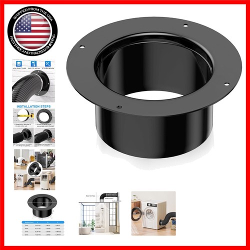 6-Inch Plastic Duct Connector Flange for Efficient Air Ventilation Systems