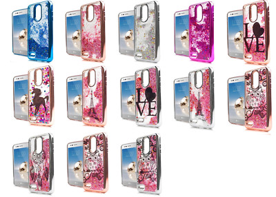 For LG Rebel LML212VL LML211BL Liquid Glitter Case Phone Cover