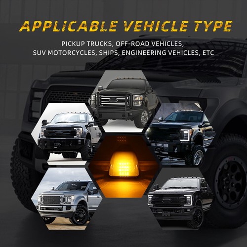 Wireless Solar Powered Cab Lights for Car Truck Solar  Cab Lights Marker Lights - Bild 12 von 25