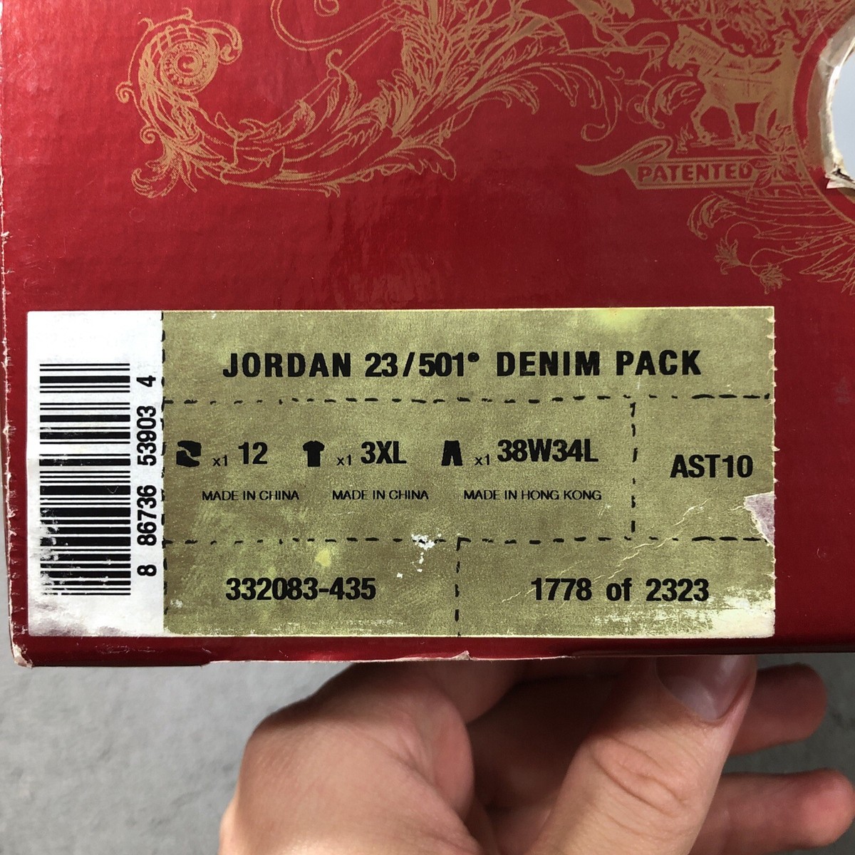 lehuysオッドマン Buy Levi's x Air Jordan 1 Retro '23/501 Denim Pack' - 332083