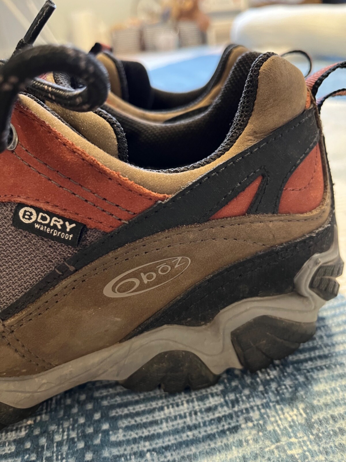 Oboz Men's Firebrand II Low Waterproof Hiking Boots Shoes Size 8.5