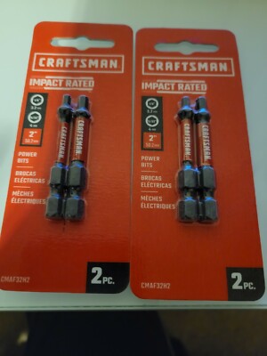 CRAFTSMAN IMPACT SET 1/4-in x 2-in Square/Robe Driver Bit