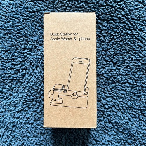 Station d'accueil de charge en bois de bambou support chargeur pour iWatch Apple Watch iPhone - Photo 2 sur 8