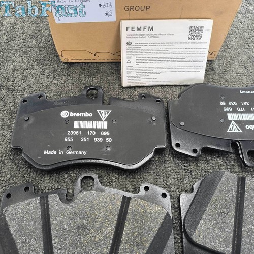 4S0698151M Genuine Lamborghini Huracan 5.2 Front Brake Pad Kit With Sensor 18-20 - Foto 3 di 10
